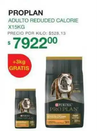 Puppis Proplan Adulto Reduded Calorie X15kge oferta