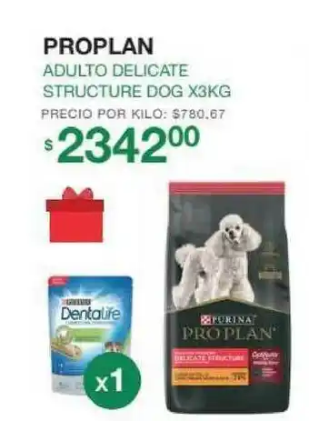 Puppis Proplan Adulto Delicata Structure Dog X3kg oferta