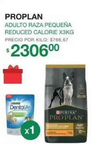 Puppis Proplan Adulto Raza Pequeña Reduced Calorie X3kg oferta