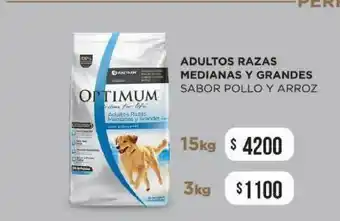 Puppis Adultos Razas Medianas Y Grandes Optimum 15kg oferta