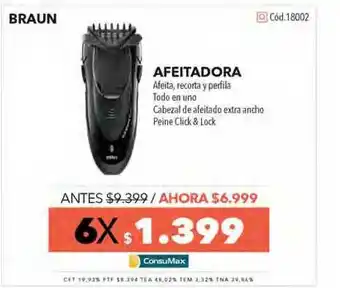 Nexon Afeitadora Braun oferta
