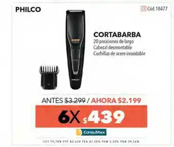 Nexon Cortabarba Philco oferta