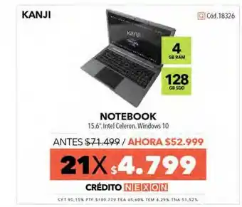 Nexon Notebook Kanji oferta