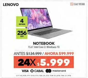 Nexon Notebook Lenovo oferta