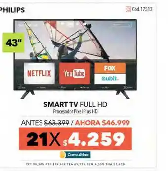 Nexon Smart Tv Full Hd Philips oferta