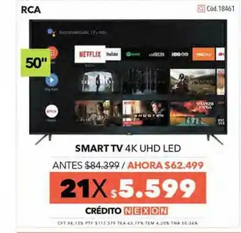 Nexon Smart Tv 4k Uhd Led Rca oferta