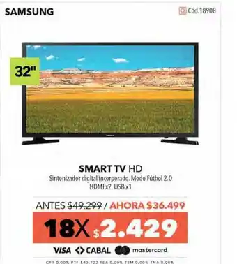 Nexon Smart Tv Hd Samsung oferta