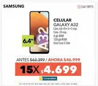 Nexon Celular Galaxy A32 Samsung oferta