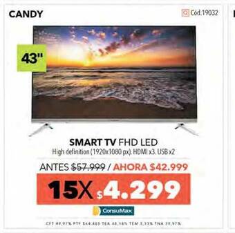 Nexon Smart Tv Fhd Led Candy oferta