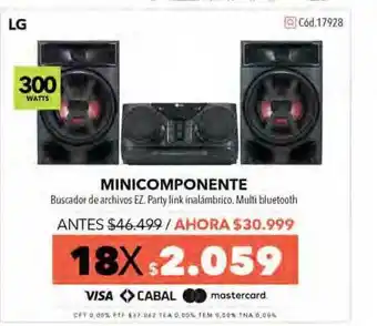 Nexon Minicomponente Lg oferta