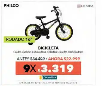 Nexon Bicicleta Philco oferta