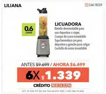 Nexon Liliana Licuadora oferta