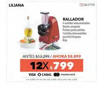 Nexon Liliana Rallador oferta