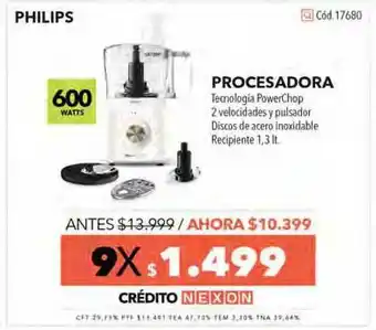 Nexon Philips Prcesadora oferta