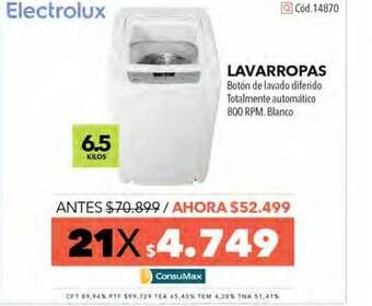 Nexon Electrolux Lavarropas oferta