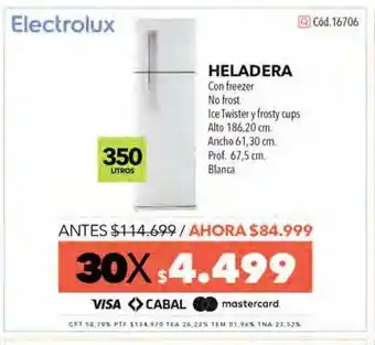 Nexon Electolux Heladera Con Freezer oferta