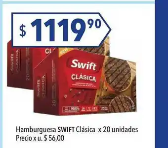 Hergo Swift Hamburguesa Clásica x 20unidades oferta