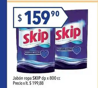 Hergo Skip Jabón Ropa Dp x 800cc oferta