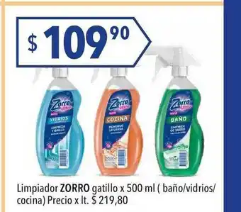 Hergo Zorro Limpiador Gatillo x 500ml oferta