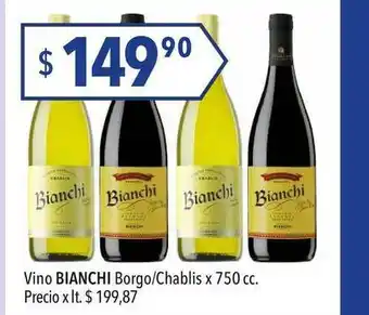 Hergo Bianchi Vino Borgo Chablis x 750cc oferta