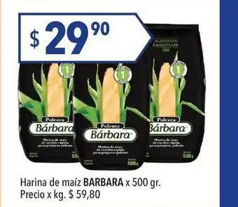 Hergo Barbara Harina De Maíz x 500gr oferta