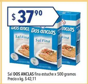 Hergo Dos Anclas Sal Fina Estuche x 500 gramos oferta