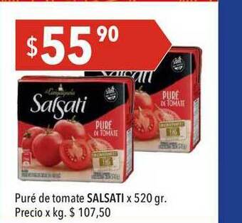 Hergo Puré De Tomate Salsati x 520gr oferta