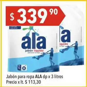 Hergo Jabón Para Ropa Ala Dp x 3litros oferta