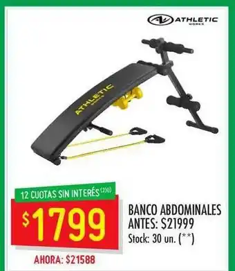 Changomas Banco Abdominales oferta