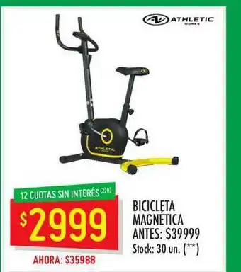 Changomas Bicicleta Mangética Athletic oferta