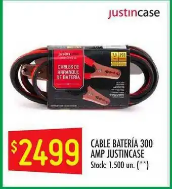 Changomas Cable Batería 300 Amp Justincase oferta