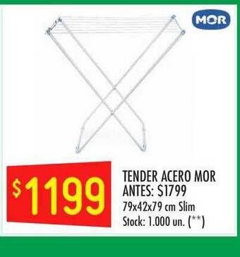 Changomas Tender Acero Mor oferta