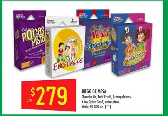 Changomas Juego De Messa oferta