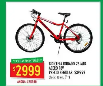Changomas Bicilcea Radao 26 Mtb Acero 18v oferta