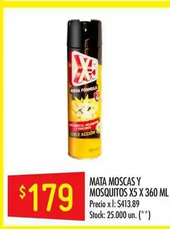 Changomas Mata Moscas Y Mosquitos X5 x360 ml oferta