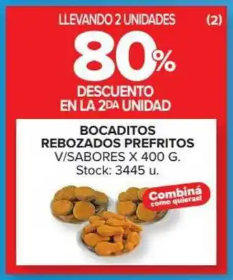 Carrefour Market Bocaditos Rebozados Prefritos 80% Descuento En La 2da Unidad oferta