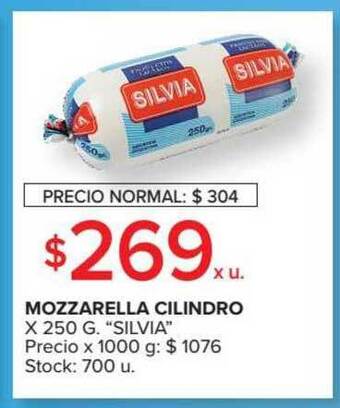 Carrefour Market Mozzarella Cilindro x 250g oferta