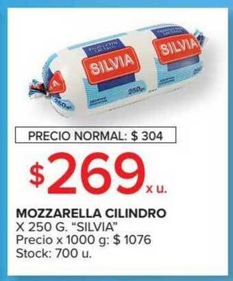 Carrefour Mozzarella Cilindro x 250g oferta