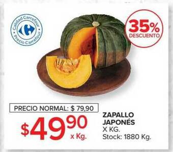 Carrefour Zapallo Japonés oferta