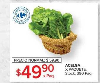 Carrefour Acelga oferta