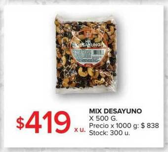 Carrefour Mix Desayuno x 500g oferta