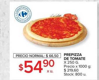 Carrefour Prepizza De Tomate x 250g oferta