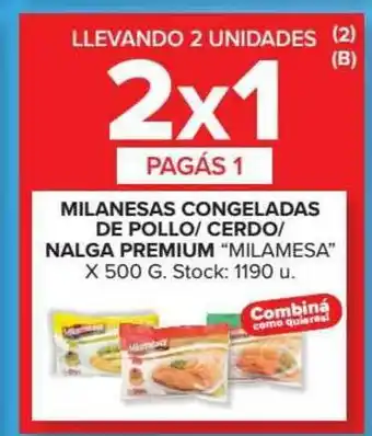 Carrefour Milanesas Congeladas De Pollo Cerdo Nalga Premiul oferta