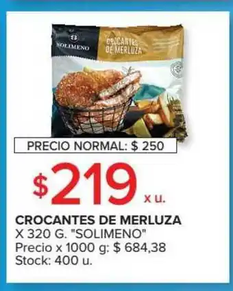 Carrefour Crocante De Merluza x 320g oferta