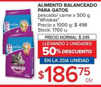 Carrefour Alimento Balanceado Para Gatos Pescado Carne oferta