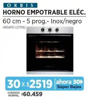 Genesio Hogar Honro Empotrable Eléc. Orbis oferta