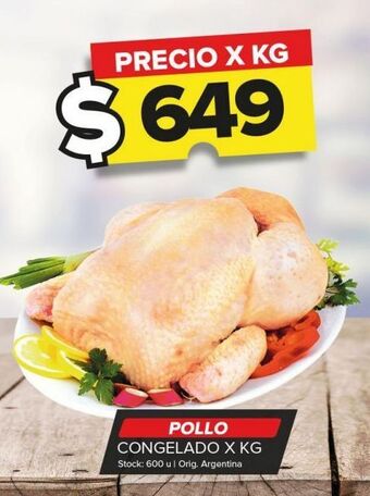 Carrefour Maxi Pollo congelado x kg oferta