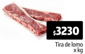 Autoservicio Capo Tira de lomo x kg oferta