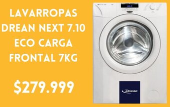 Naldo Lombardi LAVARROPAS DREAN NEXT 7.10 ECO CARGA FRONTAL 7KG oferta