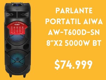 Naldo Lombardi AIWA PARLANTE TORRE BLUETOOTH oferta